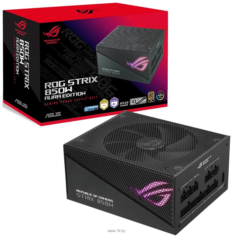 Фотографии ASUS ROG Strix 850W Gold Aura Edition ROG-STRIX-850G-AURA-GAMING