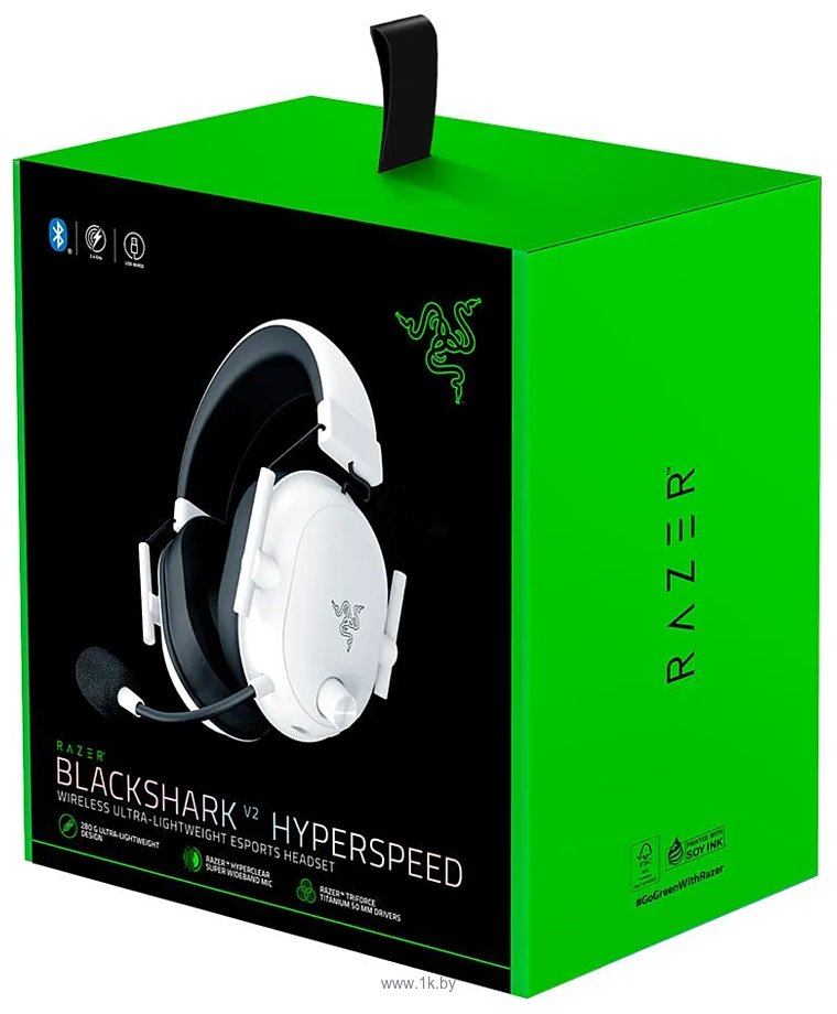 Фотографии Razer Blackshark V2 Hyperspeed (белый)