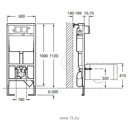 Фотографии Roca In-Wall Duplo WC (89009000K)