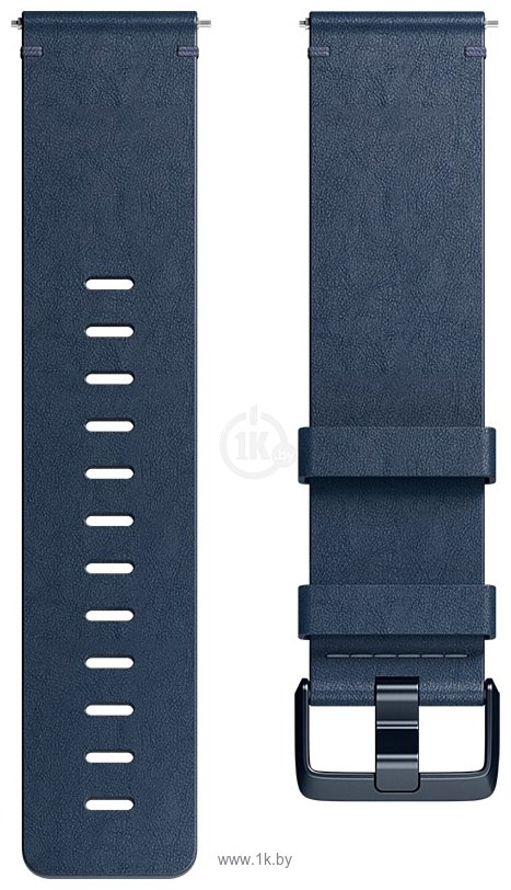 Фотографии Fitbit кожаный для Fitbit Versa (L, midnight blue)