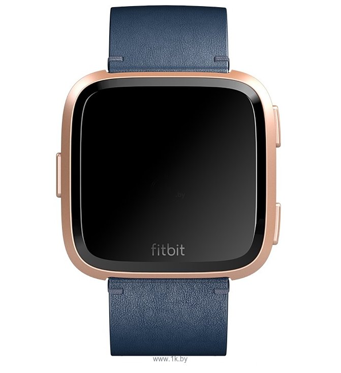 Фотографии Fitbit кожаный для Fitbit Versa (L, midnight blue)