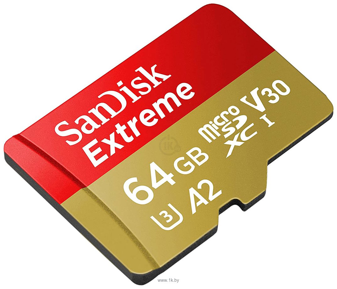 Фотографии SanDisk Extreme microSDXC SDSQXA2-064G-GN6GN 64GB