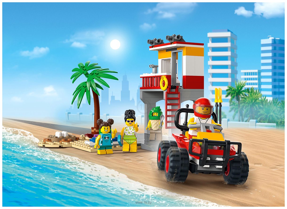 Фотографии LEGO City 60328 Пост спасателей на пляже