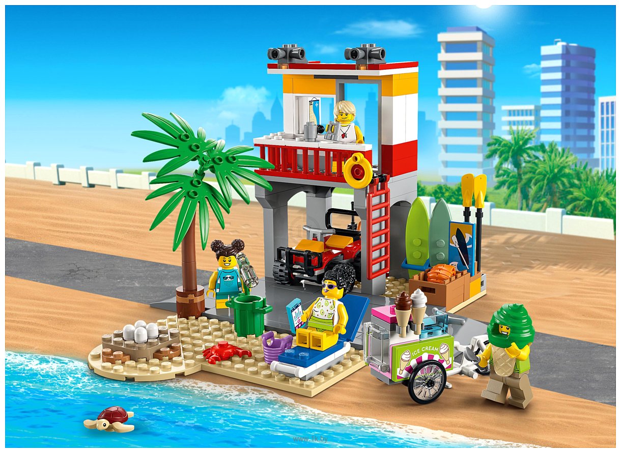 Фотографии LEGO City 60328 Пост спасателей на пляже