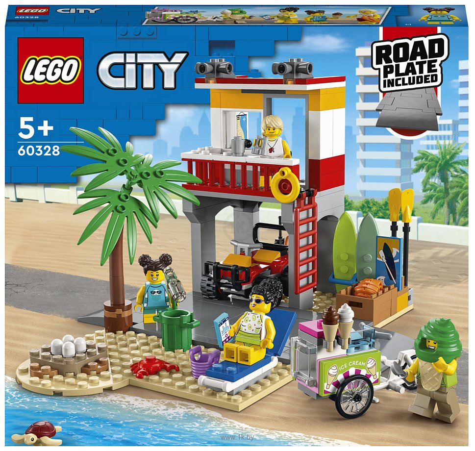 Фотографии LEGO City 60328 Пост спасателей на пляже