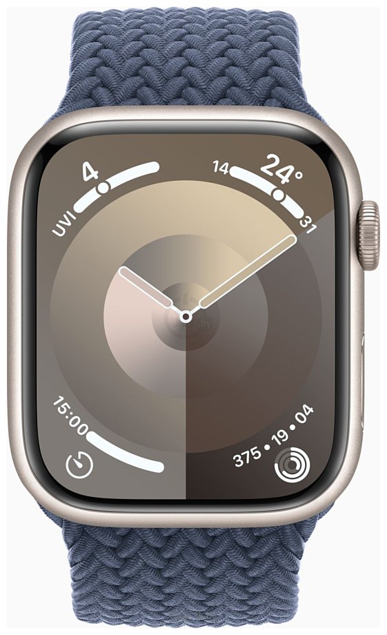 Фотографии Apple Watch Series 9 45 мм (алюминиевый корпус, ремешок-пряжка)