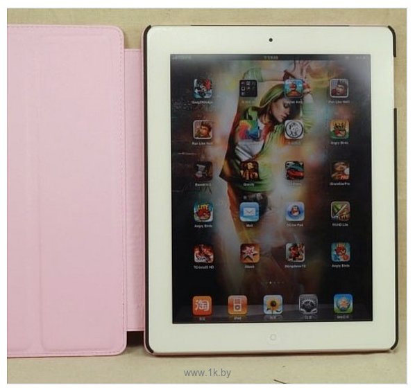 Фотографии TS Case iPad 2 Animal World Croco Pink