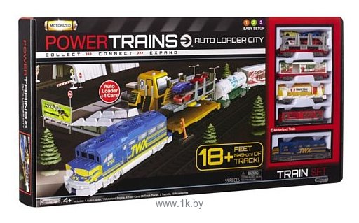 Фотографии Power Trains Стартовый набор с автопогрузчиком делюкс 41389