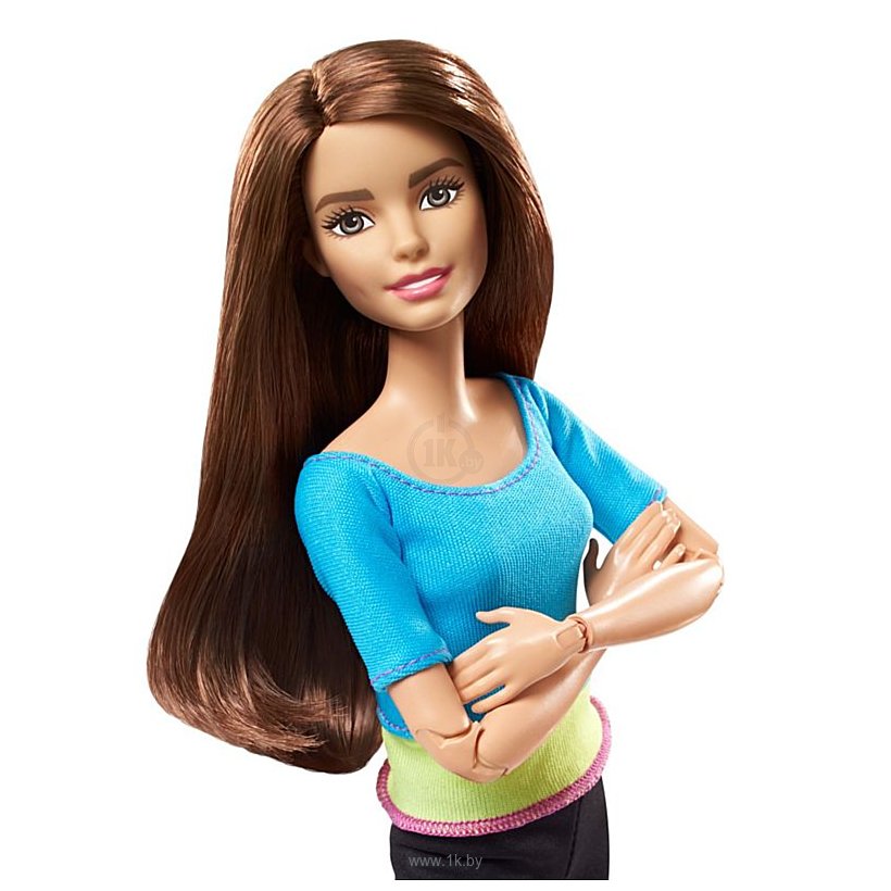 Фотографии Barbie Made To Move Doll - Turquoise Top (DJY08)