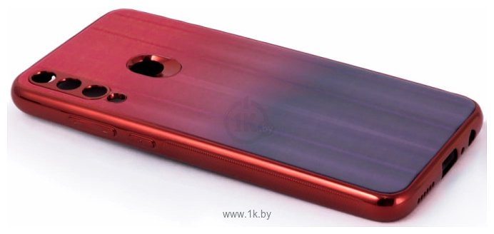 Фотографии Case Aurora для Huawei Y8p (красный/синий)