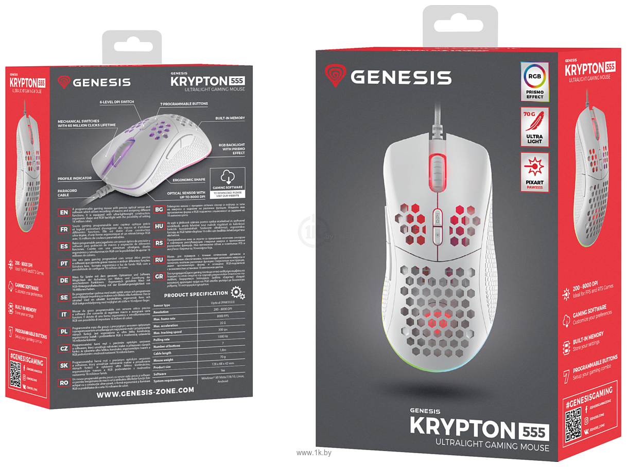 Фотографии Genesis Krypton 555 white