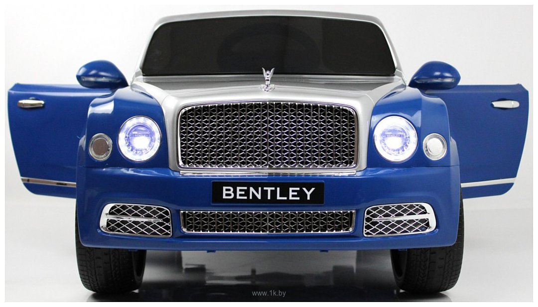 Фотографии RiverToys Bentley Mulsanne JE1006 (сине-белый)