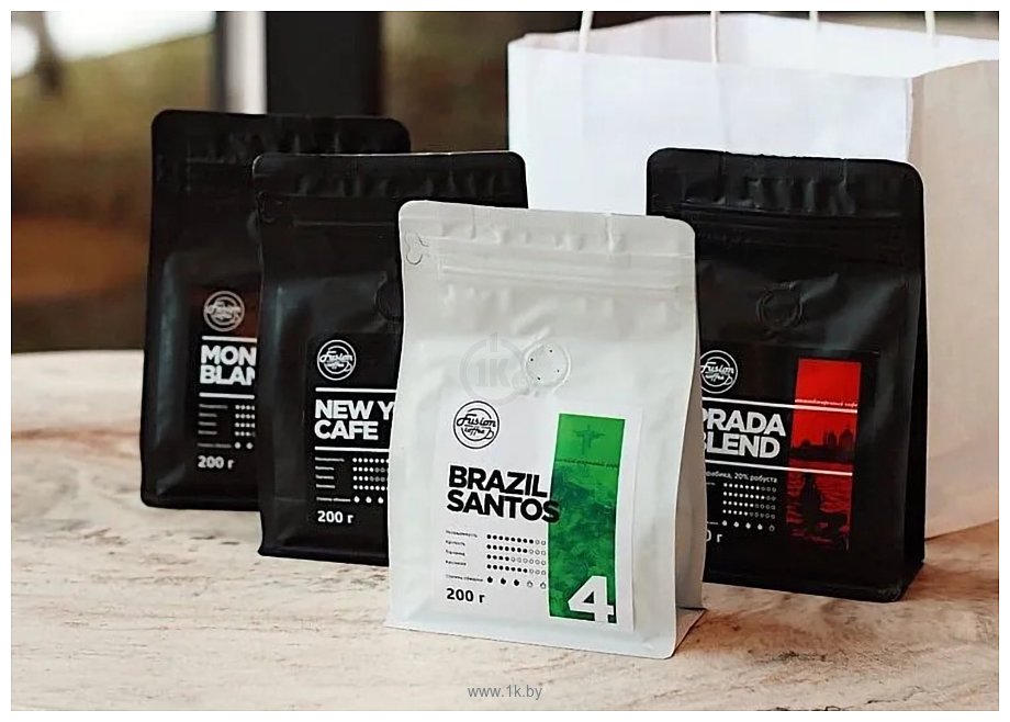 Фотографии Fusion Coffee Brazil Santos молотый 200 г