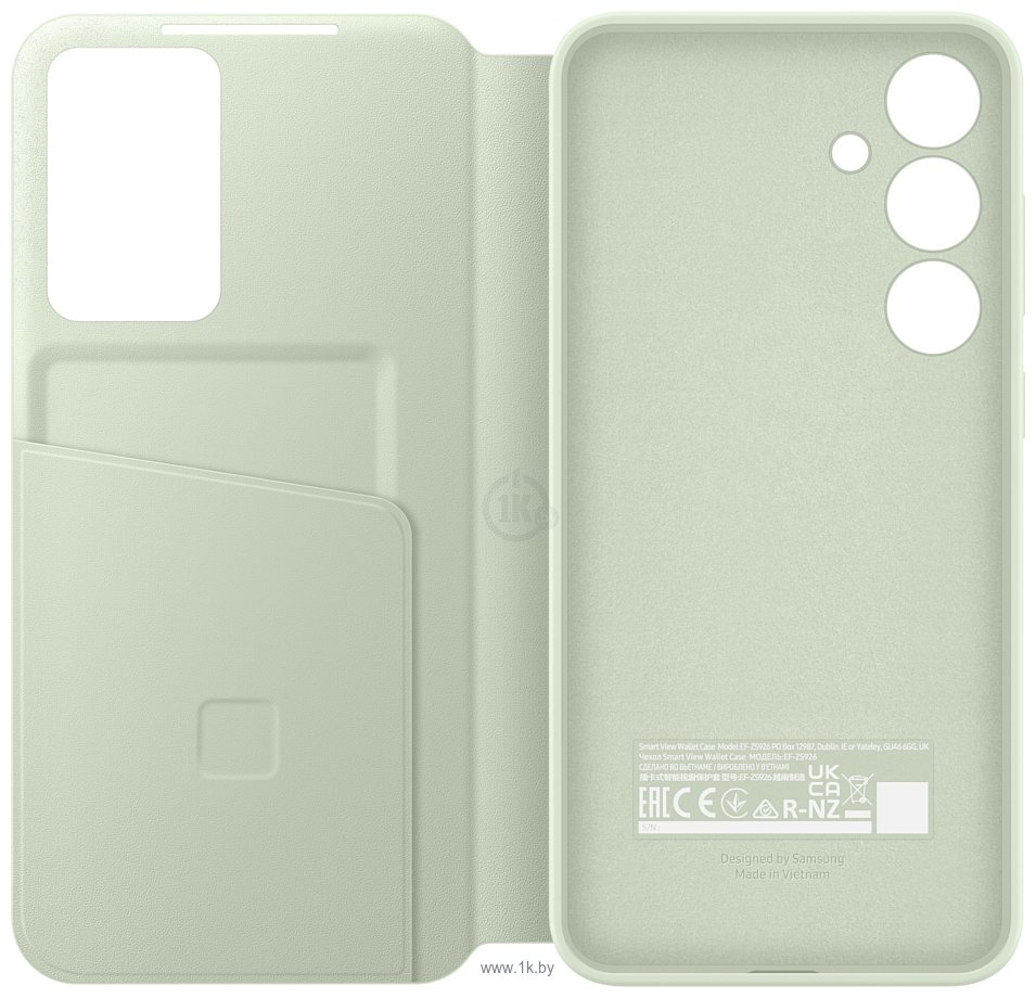 Фотографии Samsung View Wallet Case S24+ (светло-зеленый)