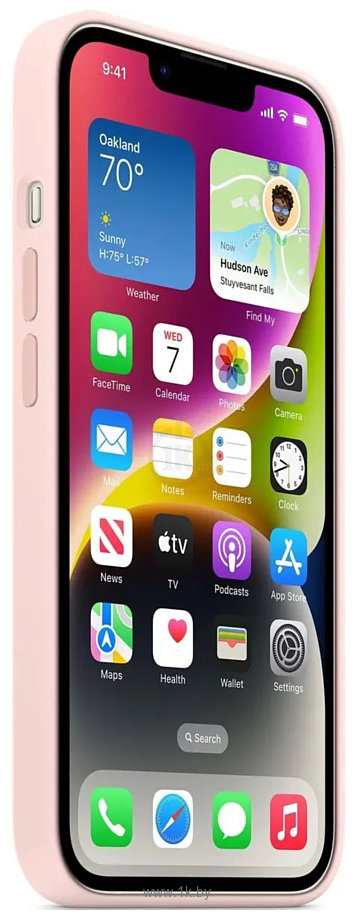 Фотографии Apple MagSafe Silicone Case для iPhone 14 (розовый мел)