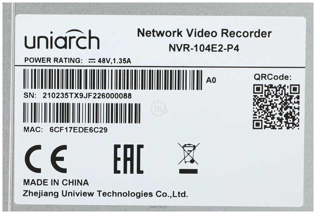 Фотографии Uniarch NVR-104E2-P4