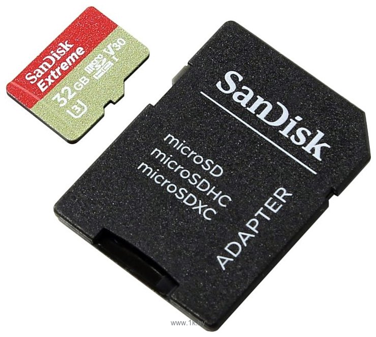 Фотографии Sandisk Extreme V30 microSDHC 32GB (SDSQXVF-032G-GN6MA)