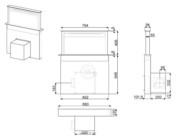 Фотографии Smeg KDD 90 VXBE