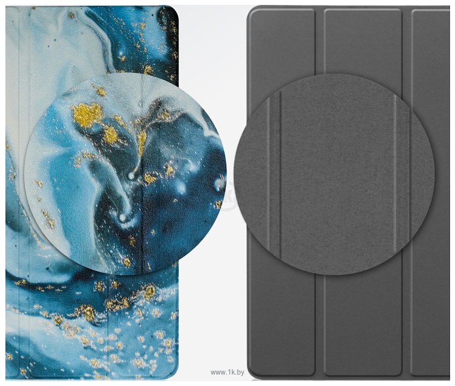 Фотографии JFK Smart Case для Huawei MatePad SE 10.4 (голубой мрамор)