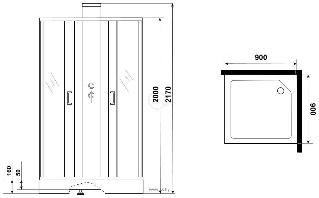 Фотографии Grossman GR251Q 90x90