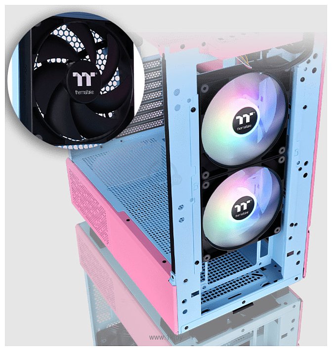 Фотографии Thermaltake Ceres 350 MX Bubble Pink CA-1Z3-00MAWN-00