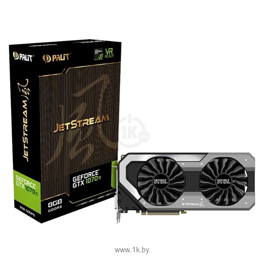 Фотографии Palit GeForce GTX 1070 Ti 1607MHz PCI-E 3.0 8192MB 8000MHz 256 bit DVI HDMI HDCP JetStream