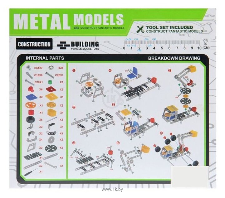 Фотографии Aole Toys Metal Models 866 Машина-кран