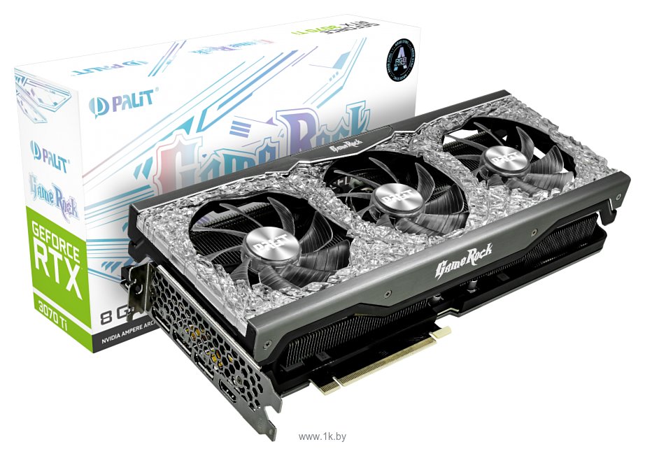 Фотографии Palit GeForce RTX 3070 Ti GameRock 8GB (NED307T019P2-1047G)