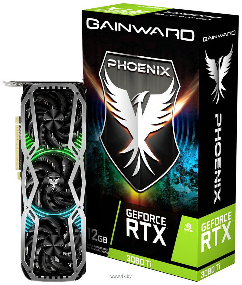 Фотографии Gainward GeForce RTX 3080 Ti Phoenix (NED308T019KB-132AX)
