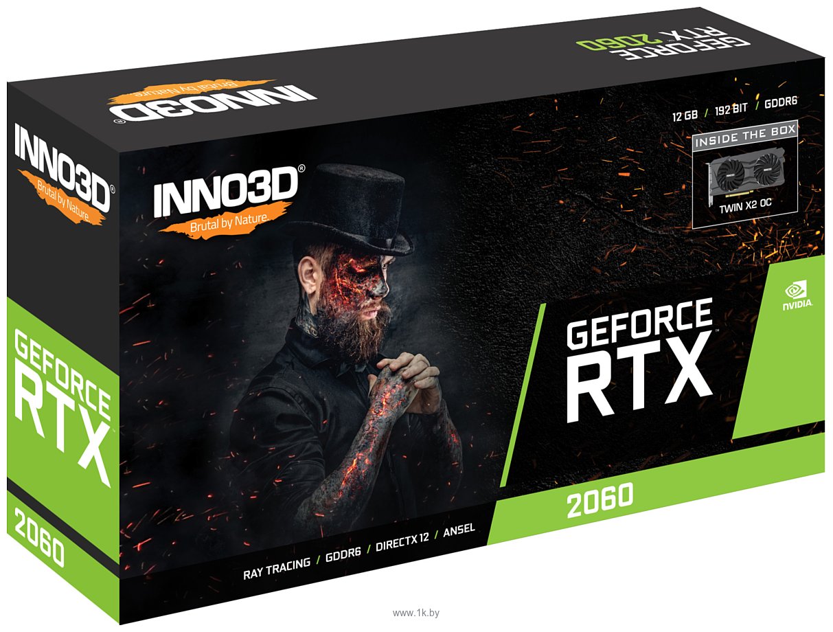 Фотографии INNO3D GeForce RTX 2060 Twin X2 OC (N20602-12D6X-1713VA32R)