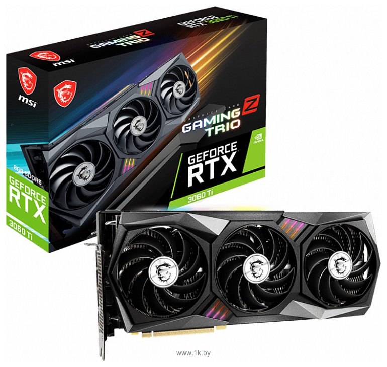 Фотографии MSI GeForce RTX 3060 Ti Gaming Z Trio 8G LHR