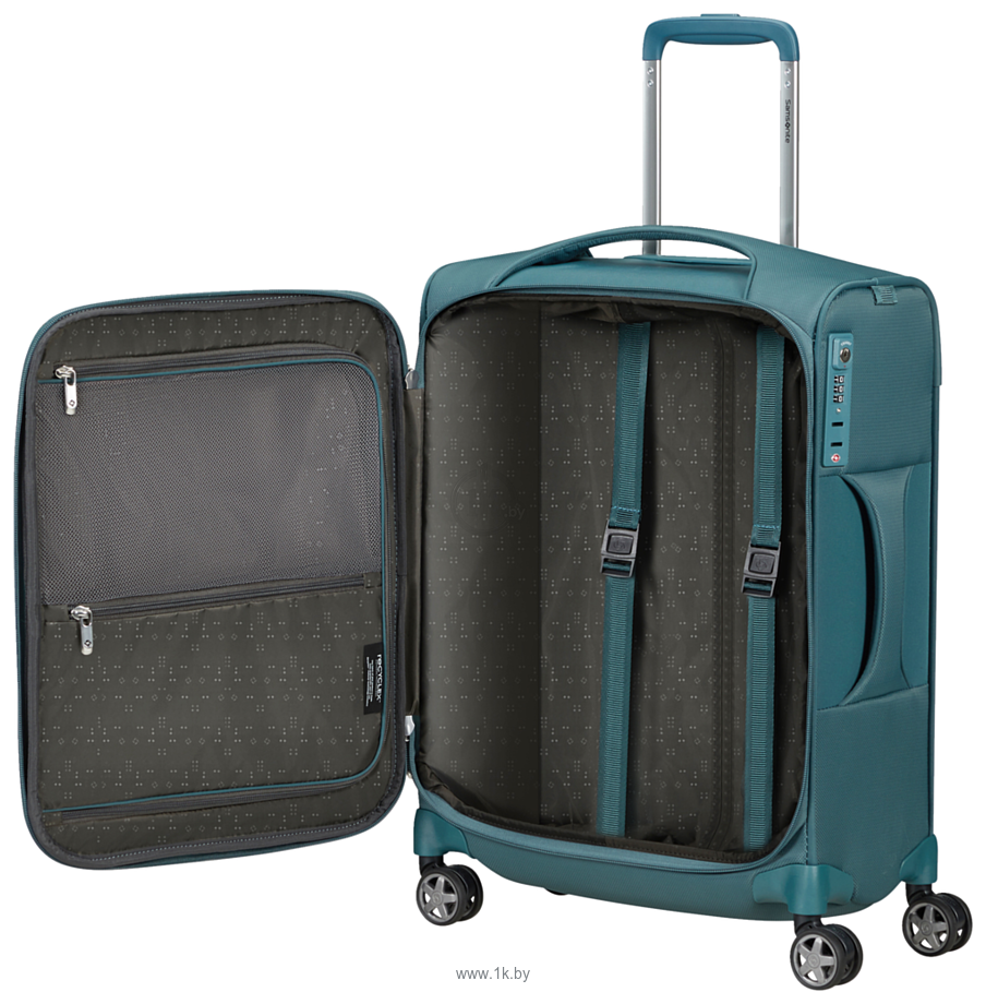 Фотографии Samsonite D'Lite Petrol Grey 55 см