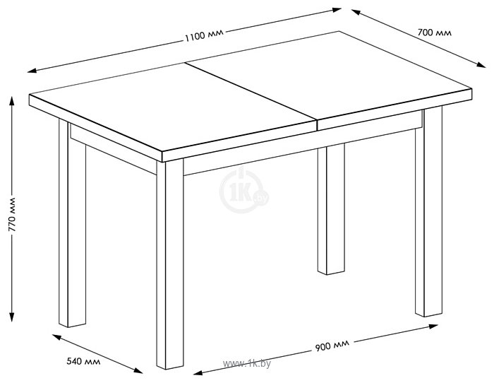 Фотографии Senira Кастусь 110-145x70 (белый/белый)