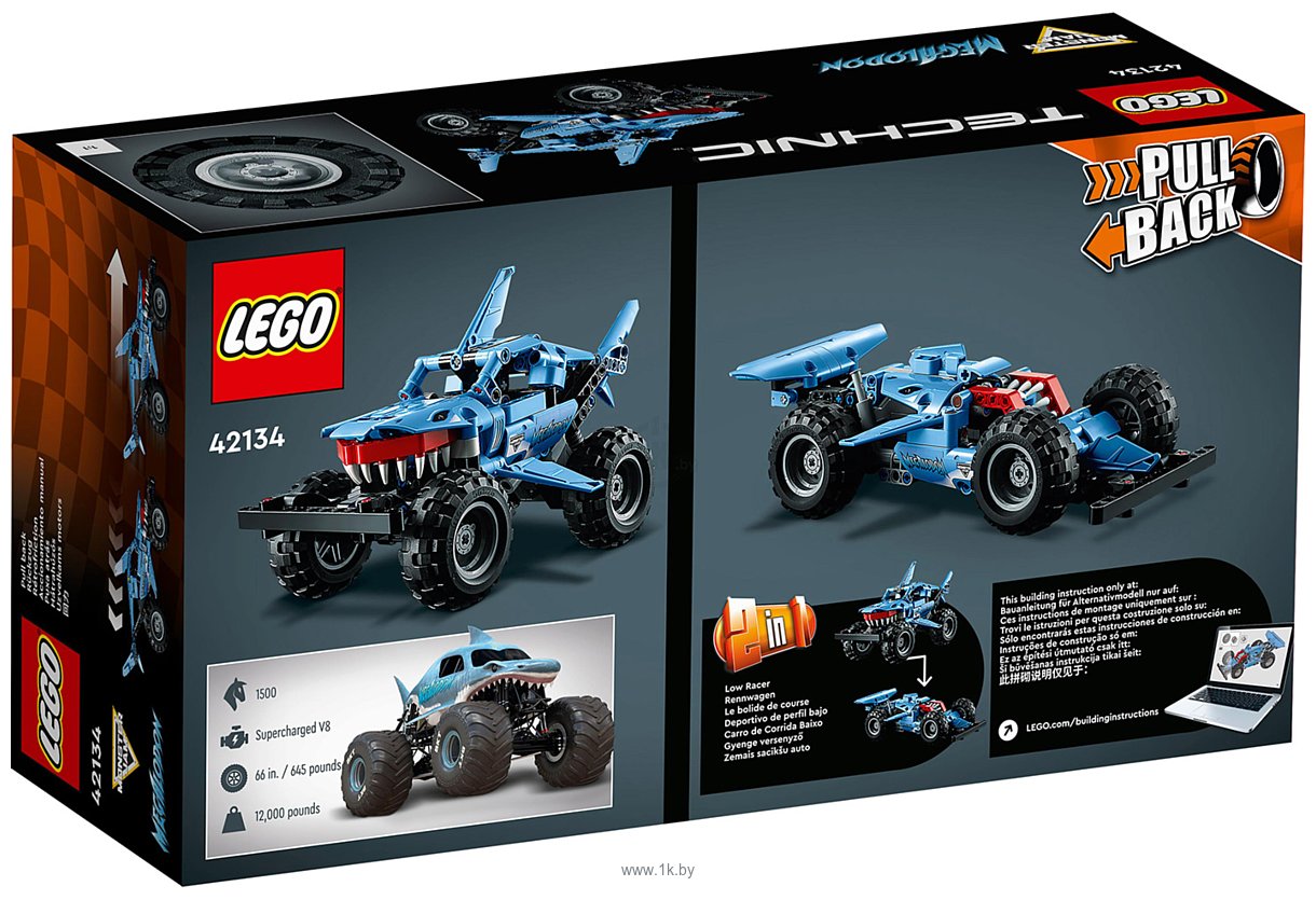 Фотографии LEGO Technic 42134 Монстр-трак Monster Jam Megalodon