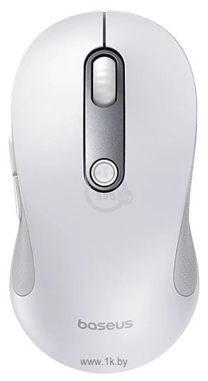 Фотографии Baseus F02 Ergonomic Wireless Mouse white, без батарейки в комплекте