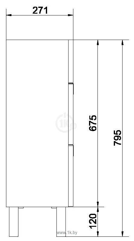 Фотографии Cersanit Dahlia тумба для раковины Libra 50 (S548-001)