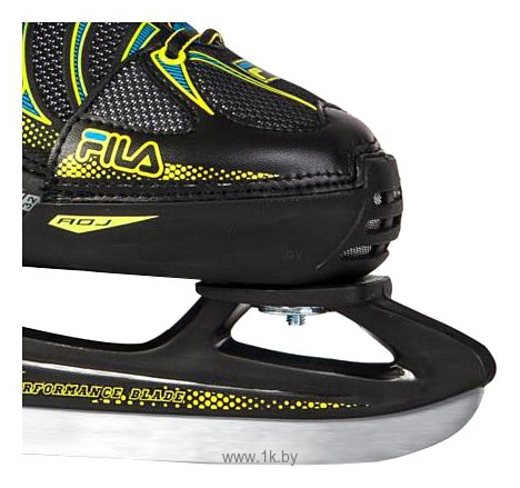 Фотографии Fila Skates X-One Ice Black/Yellow/Blue (2016, детские)