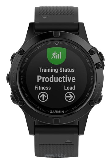 Фотографии Garmin Fenix 5 Sapphire (silicone) HR HRM