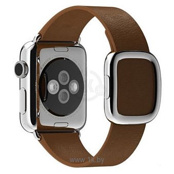 Фотографии Apple Watch 38mm Stainless Steel with Brown Modern Buckle (MJ3A2)