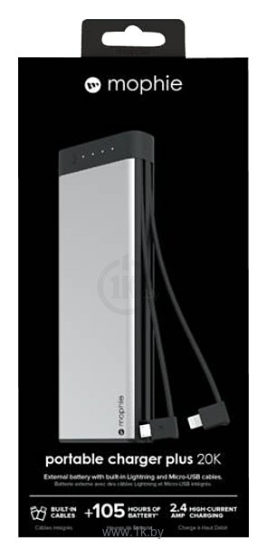 Фотографии Mophie Encore plus Lightning & micro USB (4074) 20100 mAh