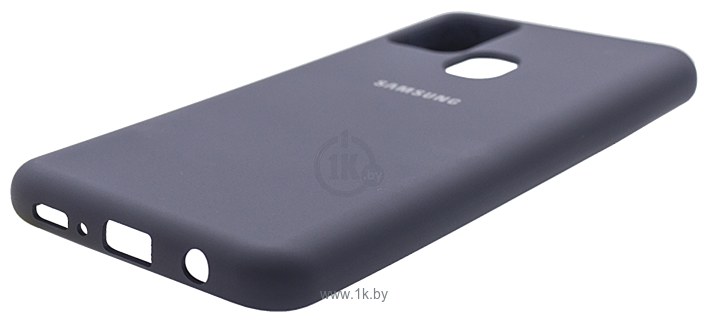 Фотографии EXPERTS Soft-Touch для Samsung Galaxy M21 с LOGO (темно-синий)