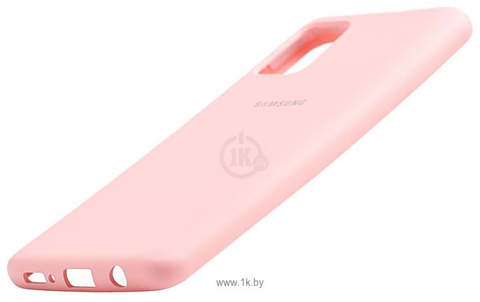 Фотографии EXPERTS Original Tpu для Samsung Galaxy A41 с LOGO (розовый)