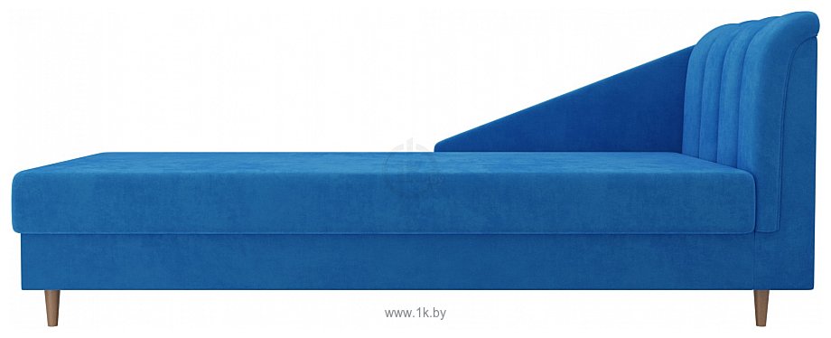 Фотографии Лига диванов Астер 104511 (правый, велюр, голубой)