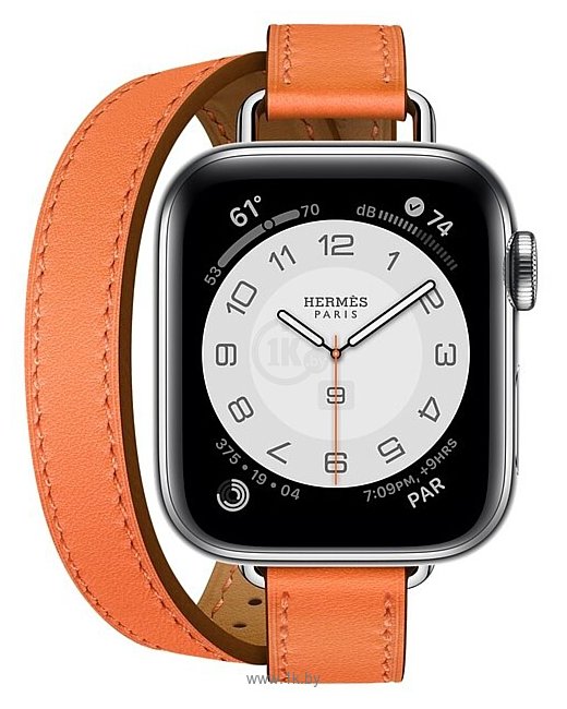 Фотографии Apple Watch Herms Series 6 GPS + Cellular 40мм Stainless Steel Case with Attelage Double Tour