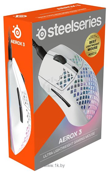 Фотографии SteelSeries Aerox 3 2022 Edition белая