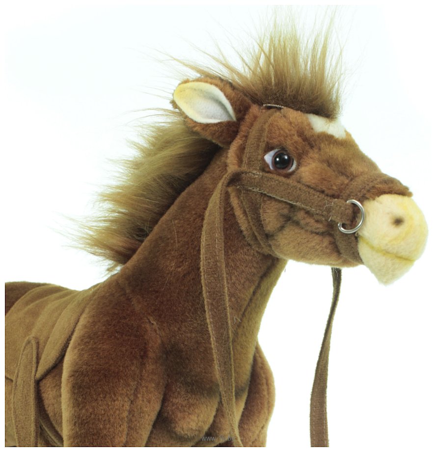 Фотографии Hansa Сreation Лошадь оседланная рыжая 5811 (37 см)