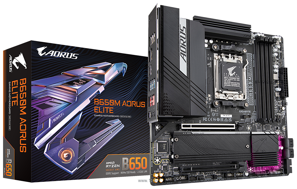 Фотографии Gigabyte B650M Aorus Elite (rev. 1.0)