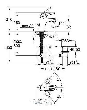 Фотографии Grohe Eurostyle 33558003