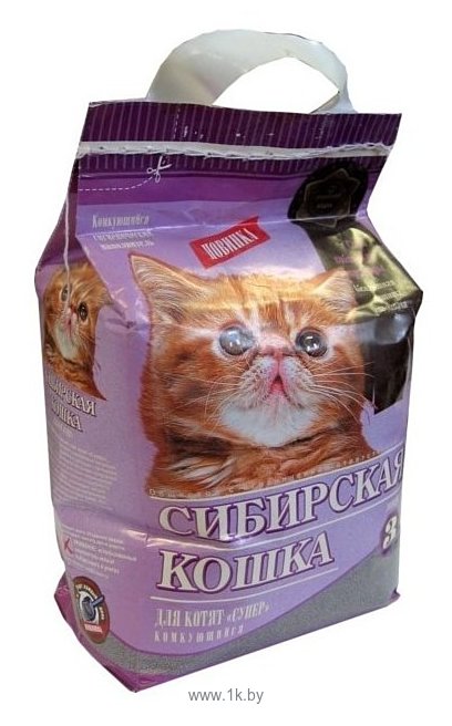 Фотографии Сибирская кошка Для котят Комкующийся 3л