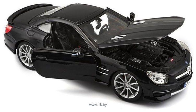 Фотографии Bburago Mercedes-Benz SL 65 AMG Hardtop 18-21066 (черный)